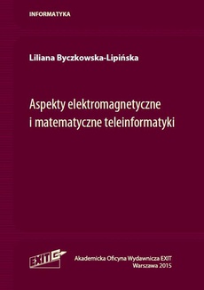 Обложка книги под заглавием:Aspekty elektromagnetyczne i matematyczne teleinformatyki