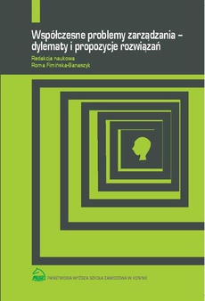 The cover of the book titled: Współczesne problemy zarządzania – dylematy i propozycje rozwiązań