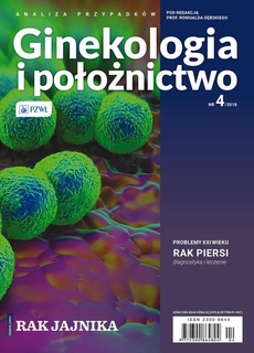The cover of the book titled: Analiza Przypadków. Ginekologia i Położnictwo 4/2018