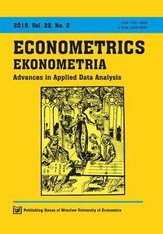The cover of the book titled: Ekonometria 22/2