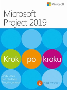 The cover of the book titled: Microsoft Project 2019 Krok po kroku