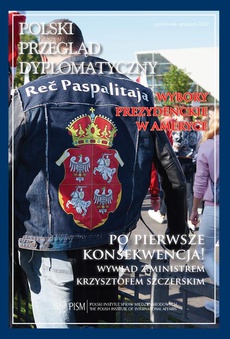 The cover of the book titled: Polski Przegląd Dyplomatyczny 4/2020