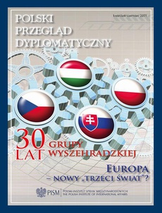 The cover of the book titled: Polski Przegląd Dyplomatyczny 2/2021