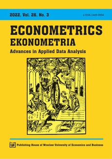 Okładka książki o tytule: Econometrics, 2022, vol. 26, nr 3