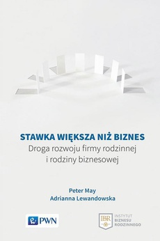 The cover of the book titled: Stawka większa niż biznes