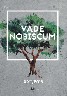 Обложка книги под заглавием:Vade Nobiscum, tom XXI/2019