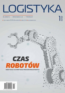 The cover of the book titled: Logistyka 1/2020