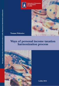 Okładka książki o tytule: Ways of personal income taxation harmonization process