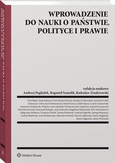 Okładka książki o tytule: Wprowadzenie do nauki o państwie, polityce i prawie