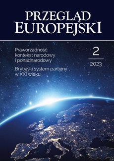 Okładka książki o tytule: Przegląd Europejski 2023/2