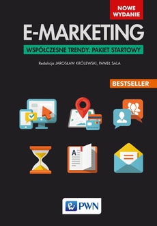 The cover of the book titled: E-marketing. Współczesne trendy. Pakiet startowy