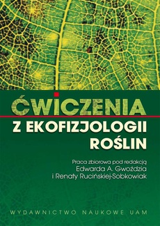 Обложка книги под заглавием:Ćwiczenia z ekofizjologii roślin