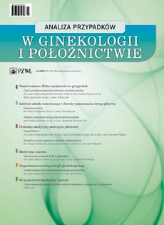 Okładka książki o tytule: Analiza przypadków w ginekologii i położnictwie 2/2016