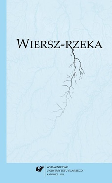 Обложка книги под заглавием:Wiersz-rzeka