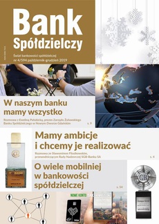 The cover of the book titled: Bank Spółdzielczy 4/594, X-XII 2019