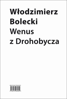 The cover of the book titled: Wenus z Drohobycza