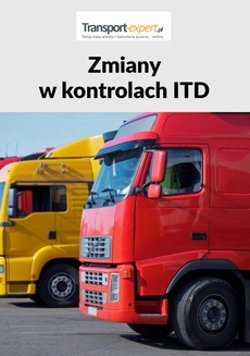 The cover of the book titled: Zmiany w kontrolach ITD