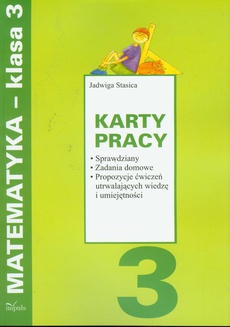 The cover of the book titled: Karty pracy Matematyka 3