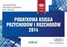 Обложка книги под заглавием:Podatkowa księga przychodów i rozchodów 2014