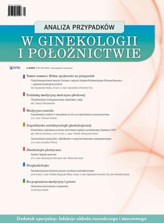 Okładka książki o tytule: Analiza przypadków w ginekologii i położnictwie 4/2015