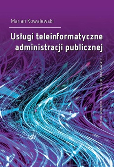 The cover of the book titled: Usługi teleinformatyczne administracji publicznej