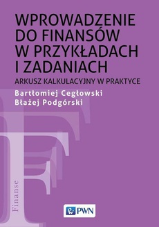 The cover of the book titled: Wprowadzenie do finansów w przykładach i zadaniach