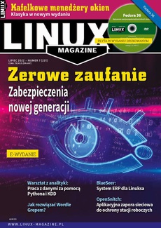 The cover of the book titled: Linux Magazine (lipiec 2022)