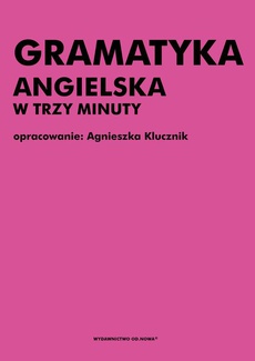 The cover of the book titled: Gramatyka angielska w trzy minuty