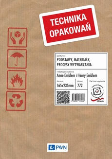 Обкладинка книги з назвою:Technika opakowań