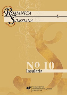 Обложка книги под заглавием:„Romanica Silesiana” 2015, No 10: Insularia