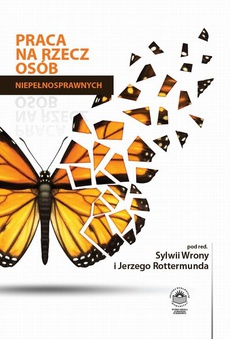 The cover of the book titled: Praca na rzecz osób niepełnosprawnych