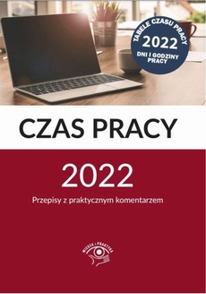 The cover of the book titled: Czas pracy 2022