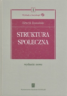 The cover of the book titled: Struktura społeczna