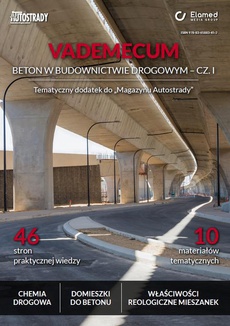 The cover of the book titled: Vademecum Beton w budownictwie drogowym - cz. I