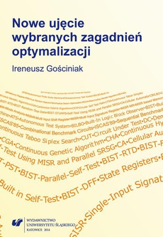 The cover of the book titled: Nowe ujęcie wybranych zagadnień optymalizacji