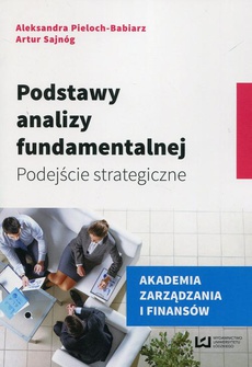 Обложка книги под заглавием:Podstawy analizy fundamentalnej