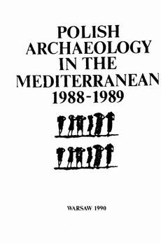Обложка книги под заглавием:Polish Archaeology in the Mediterranean 1