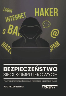 The cover of the book titled: Bezpieczeństwo sieci komputerowych