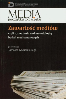 The cover of the book titled: Zawartość mediów