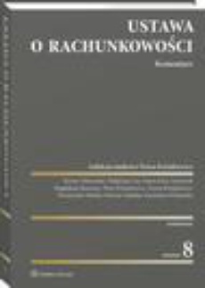 The cover of the book titled: Ustawa o rachunkowości. Komentarz