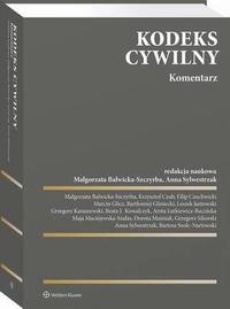 Обложка книги под заглавием:Kodeks cywilny. Komentarz