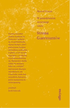 The cover of the book titled: Strona Guermantów