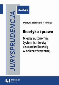 Okładka książki o tytule: Jurysprudencja 23. Bioetyka i prawo