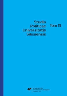 The cover of the book titled: Studia Politicae Universitatis Silesiensis. T. 15