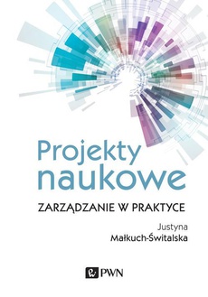 The cover of the book titled: Projekty naukowe