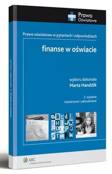 The cover of the book titled: Finanse w oświacie