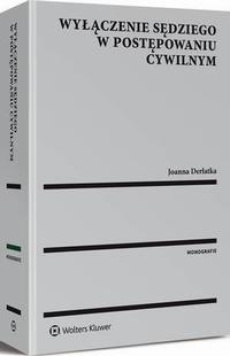 The cover of the book titled: Wyłączenie sędziego w postępowaniu cywilnym