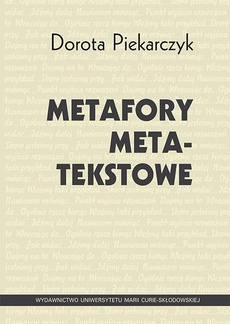 Okładka książki o tytule: Metafory metatekstowe