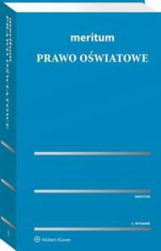 The cover of the book titled: Meritum. Prawo oświatowe