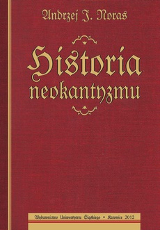 Обложка книги под заглавием:Historia neokantyzmu
